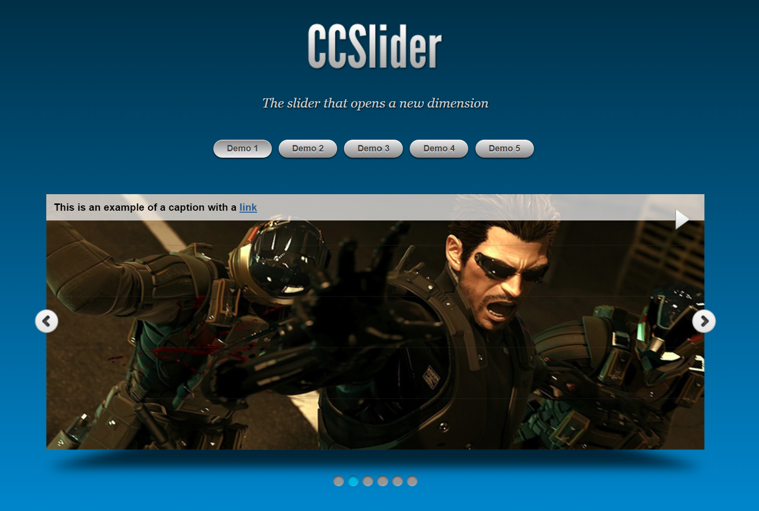 CCSlider - jQuery 3d 幻灯片插件